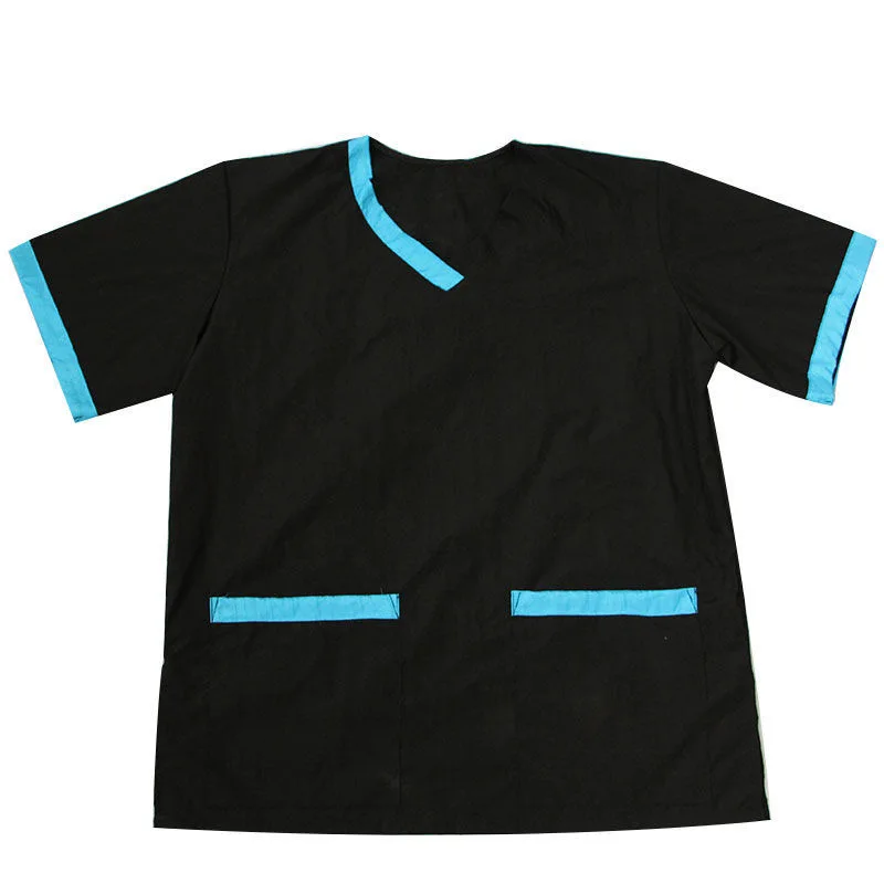 Custom LOGO Pet Shop Groomer Work Clothes Suit Waterproof Anti-static Pet Overalls Salon Barber Hairdresser Apron G1004 6