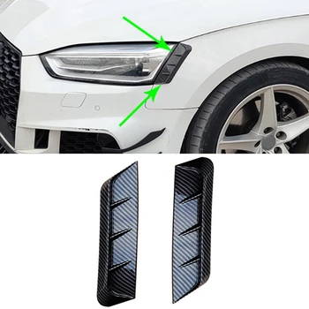 

4PCS Front Eyelid Rear Lamp Eyebrow Cover Trim For- A5 S5 2017 2018 2019 Car Styling