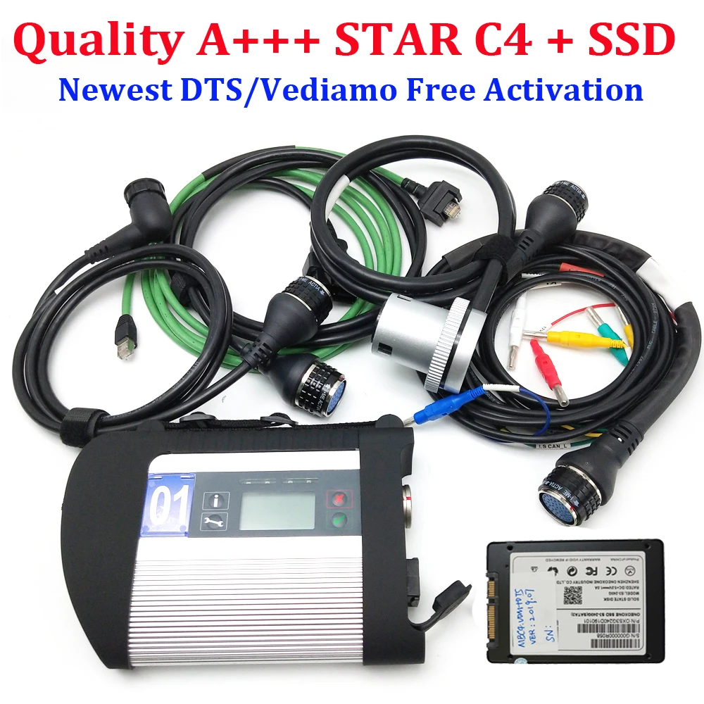 A++++Quality MB STAR C4 Multiplexer Diagnosis with V2021.09 on line update Software Xent-y HHT-win car truck tester starC4 | Автомобили и