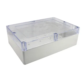 

380x260x140mm ABS IP65 Waterproof Plastic Wire Junction Box Transparent Enclosure Clear Project Case Electronic Terminal