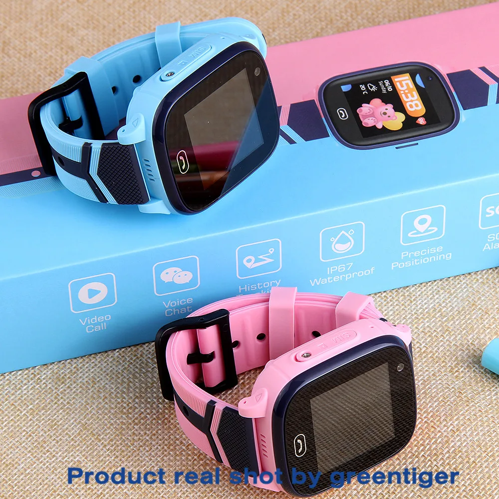 Greentiger A60 4G умные часы Детские gps Wi-Fi SOS детские умные часы детская позиция IP67 водонепроницаемая камера шаг VS DF33 A36E Y95