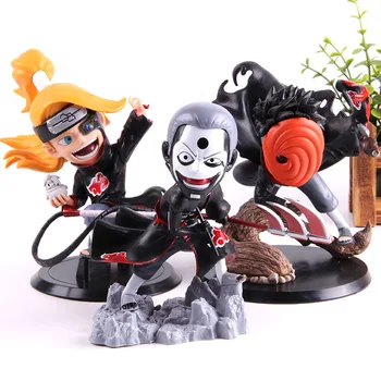

Naruto Shippuden PVC Collection Model Toy Akatsuki Hidan Konan Madara Uchiha Pain Deidara Pein Anime Action Figures