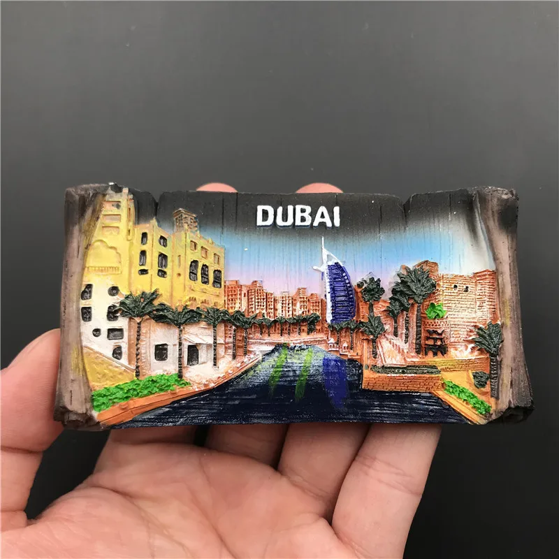 Наклейка для холодильника из Дубая панорамная 3d наклейка магнитная смола