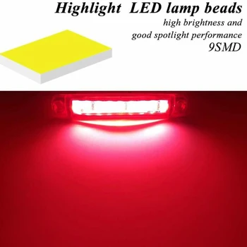 

9-LED Rock Lights For JEEP Offroad ATV Truck Body Fog DC 12V IP67 6Pcs