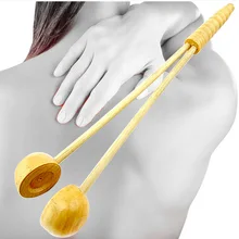 Лоскутный массажер бамбук, ручная работа, полукруглое кольцо, молоток, молоток, стук, массаж спины, массажная палочка