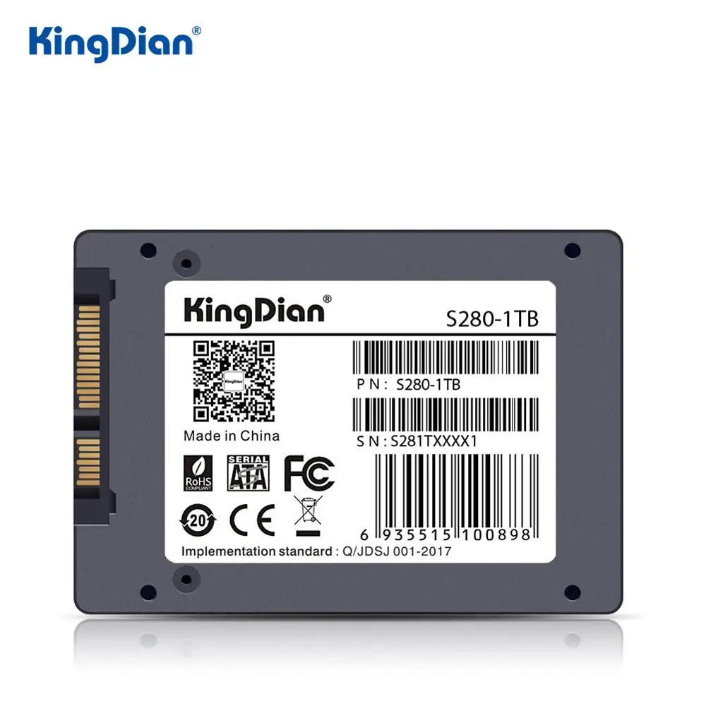 KingDian SSD 1 ТБ 128 ГБ 256 ГБ 512 ГБ 960 ГБ оперативной памяти, 32 Гб встроенной памяти, 60 Гб SSD hdd 2,5 SATA2 SATA3 SATA Внутренний твердотельный диск SSD жесткий диск