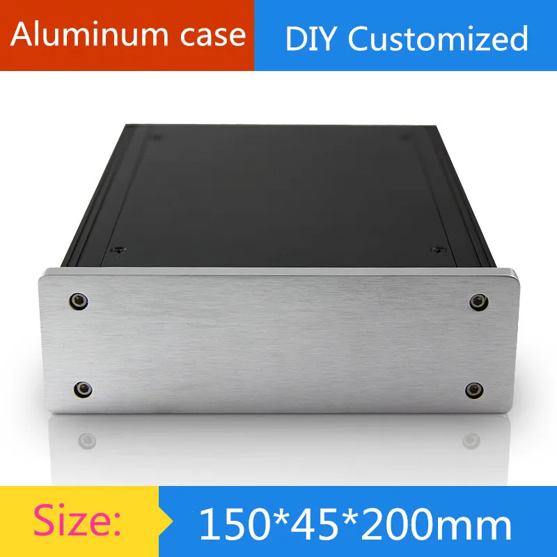 Алюминиевый корпус усилителя DIY 150*45*200 мм/DAC/HTPC / HIFI | Электроника