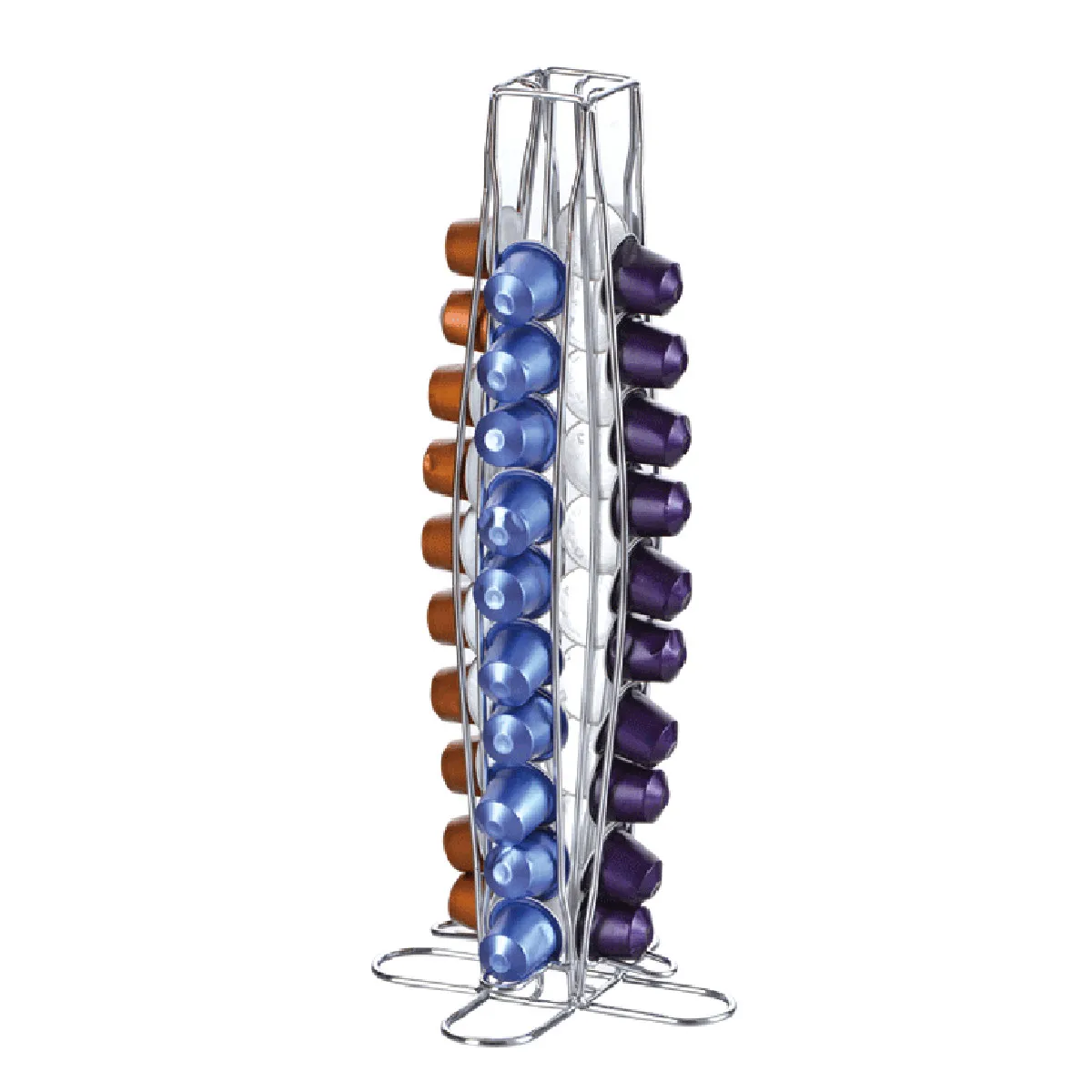 40pcs Практичная подставка для кофейных капсул для 60 капсул Nespresso капсулы для хранения капсулы nespresso держатель кофейных капсул Nespresso - Цвет: 40pcs