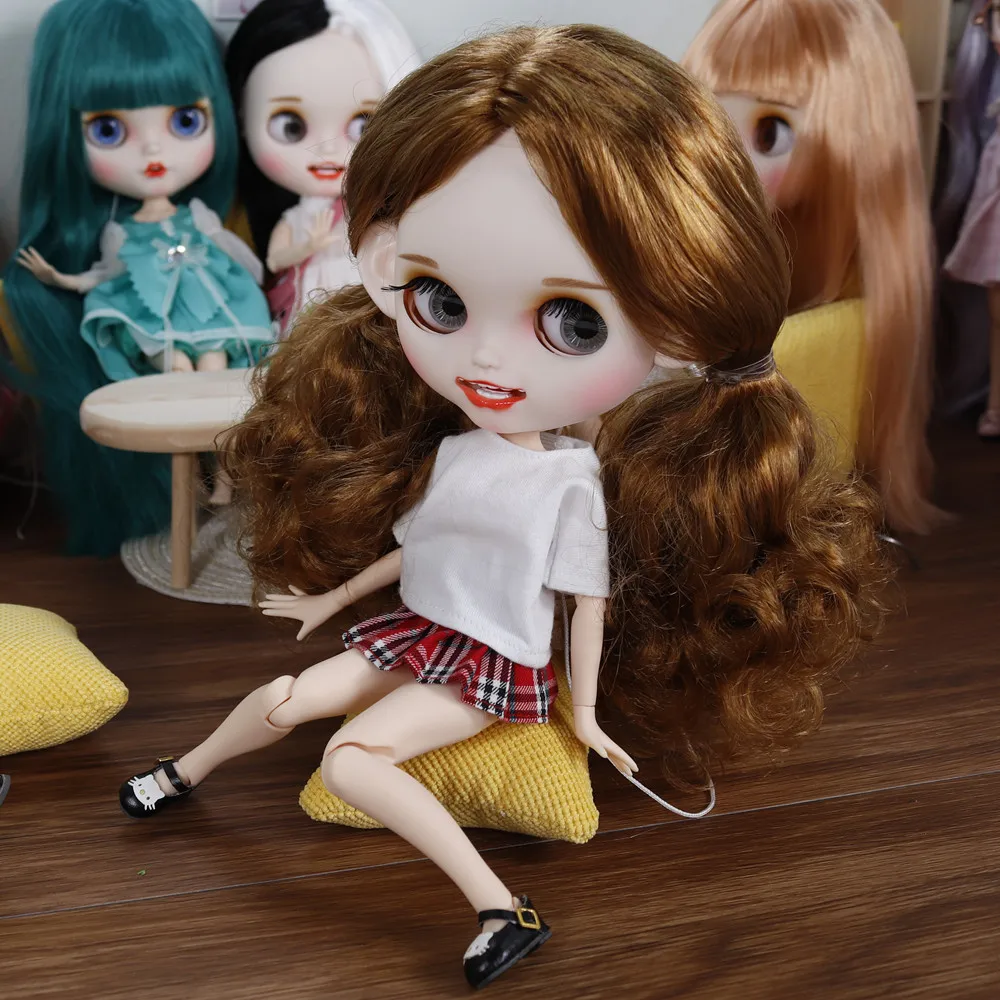 ブライス人形耳コンビネーションカスタマイズメイク眉服靴含む1/6 bjdアゾンsネオ（ドールと衣装、耳