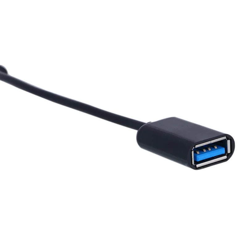 Портативный Тип C OTG кабель адаптер USB 3,1 тип-c штекер USB 3,0 A Женский OTG кабель для передачи данных Шнур адаптер для смартфонов Macbook