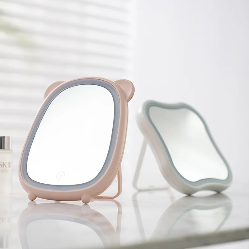 Светодиодный светильник для макияжа с сенсорным экраном USB портативный складной косметический светильник ed MIrrors компактный косметический светильник s настольная зеркальная лампа