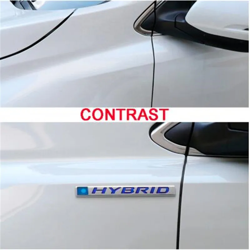 HYBRID Logo Emblem Sticker Car Outer Front Side Fender Trim for Honda CRV 5th Accessories 2017 2018 2019 2020