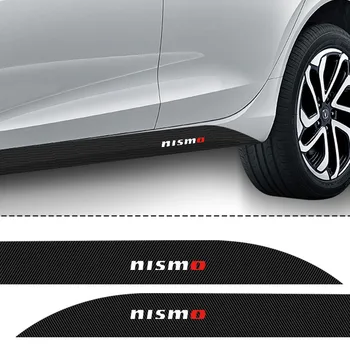 

2pcs Car Badge Side Stickers Side Skirt Car Decal For NISMO Nissans Tiida Teana Skyline Juke X-trail Almera Qashqai