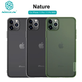 

For iPhone 11 Pro Max Case Nillkin Nature Transparent Clear Soft TPU Protector Cover For iPhone 11 Pro 5.8 / 6.1 Phone Shell