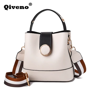 

Women Messenger Bags 2019 PU Leather Handbags Korean Hobo Luxury Ladies Shoulder Tote Large Capacity Bucket Bags High Quality