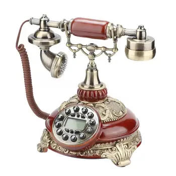 

European Style Retro Caller ID Display Telephone Landline for Home Office Retro Vintage Antique Telephone Classical Landline