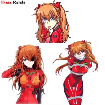 

Three Ratels FC673 Asuka Langley Soryu car body sticker vinyl laptop decal bike bumper sticker