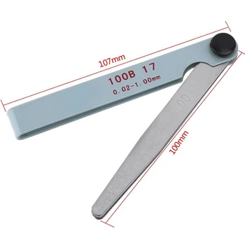 

Gap Feeler Gauge Spark Plug Valve Silver Measurement Range: 0.05-1.00mm