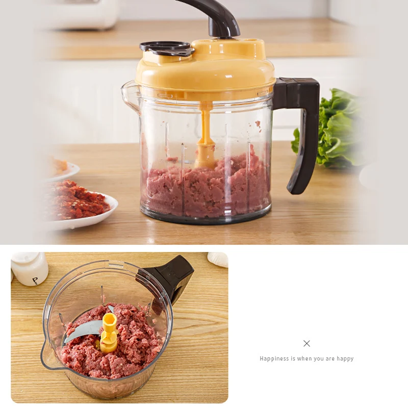 Ручной Кухонный комбайн ручной измельчитель для яиц блендер для овощей Мясорубка измельчитель фруктов C44