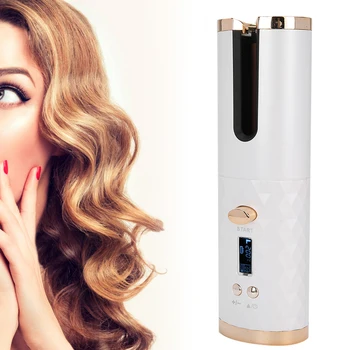 

USB Intelligent Cordless Auto Hair Curler Rechargeable Fast Heating Hair Curler Hair Styling Tool