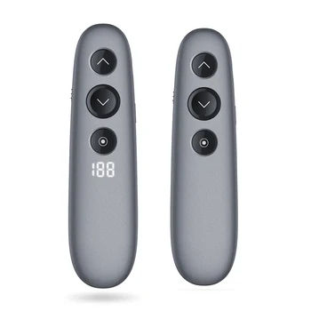 

H100 Spotlight 2.4GHz Wireless Digital Laser Presenter with Air Mouse Remote ,TF Card PPT Pointer Presenter for Meeting