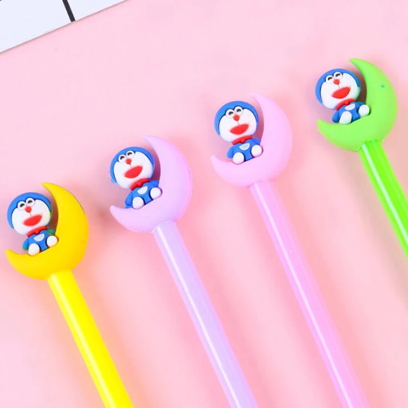 

Classic Anime Moon doraemon 0.5mm black gel pen Creative Office School Supplies Writing neutral pen child stationery gift pen