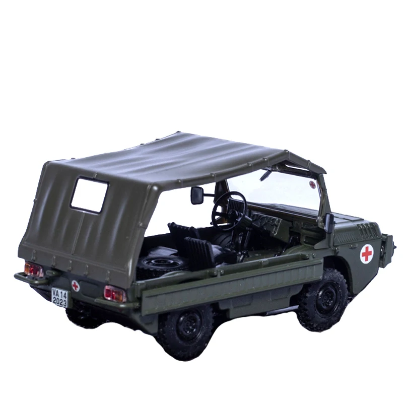 1:43 металлическая модель автомобиля Luaz 967 м Восточно-немецкий военный автомобиль сплав модель детских игрушек