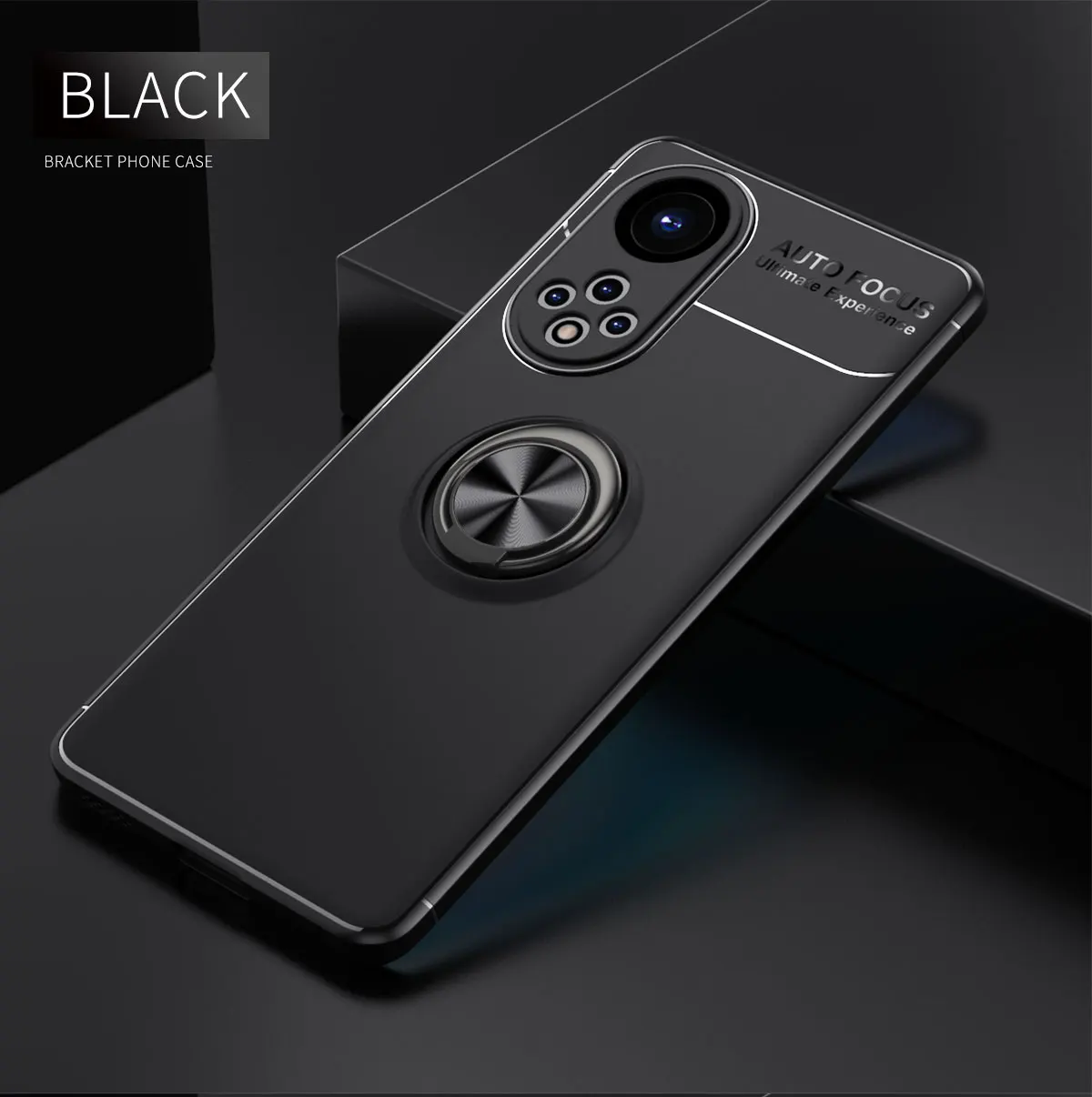 Shockproof Phone Case For Honor 50 Pro SE Paly5t Luxury Car Magnetic Ring Stand Back Cover For Huawei P50 P40 Pro Nova 8 Funda