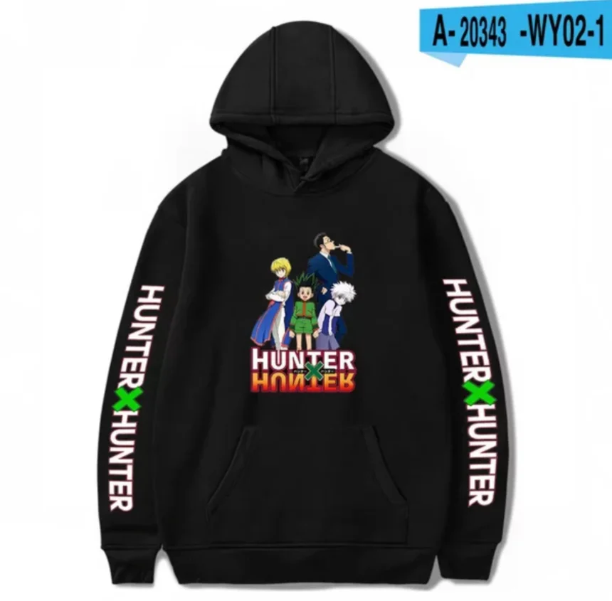 Толстовка Hunter x Hisoka для мужчин и женщин Harajuku аниме толстовки Одежда мальчиков