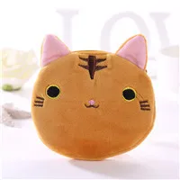 Plush coin purse key card holder Plush cute cat lady coin purse ID card holder car key case USB cable earphone bag