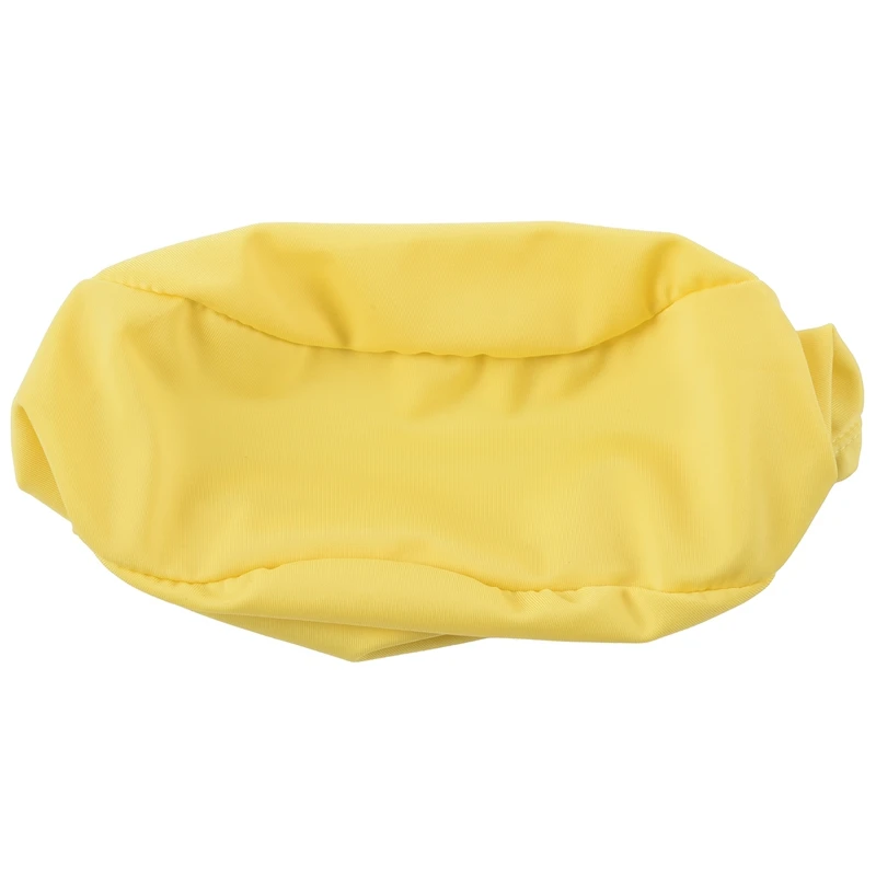 Модные Взрослые шапочки для плавания унисекс для спорта на открытом воздухе стрейч кепки желтые