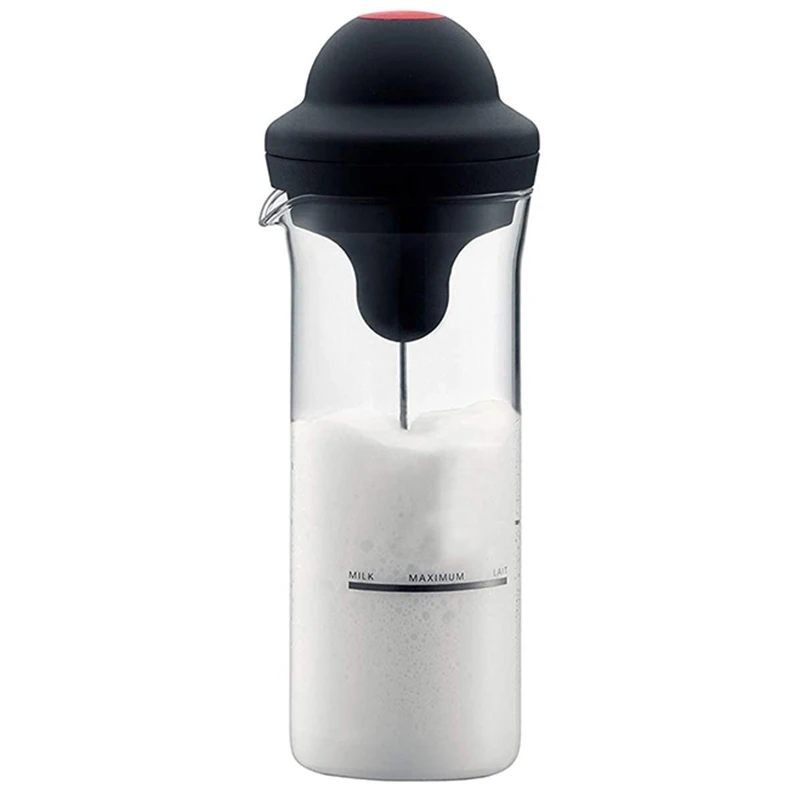 Espumador de leche eléctrico, máquina de café de espuma, batidora de leche con batería, vaporizador de leche, jarra