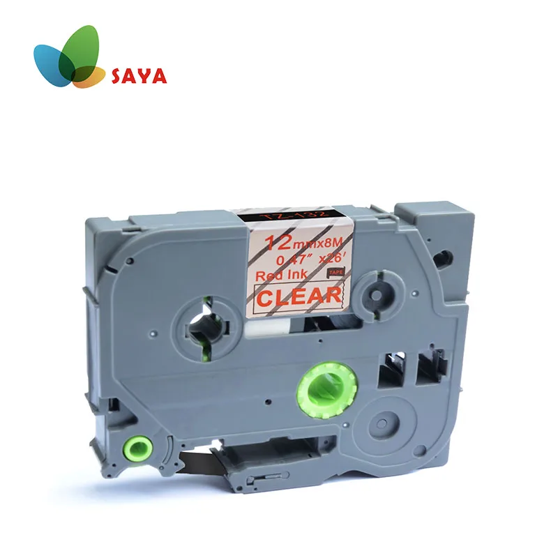 Saya 1 шт. P-Touch совместимая для Brother Tze-132 12 мм x 8 м стандартная этикеточная лента |