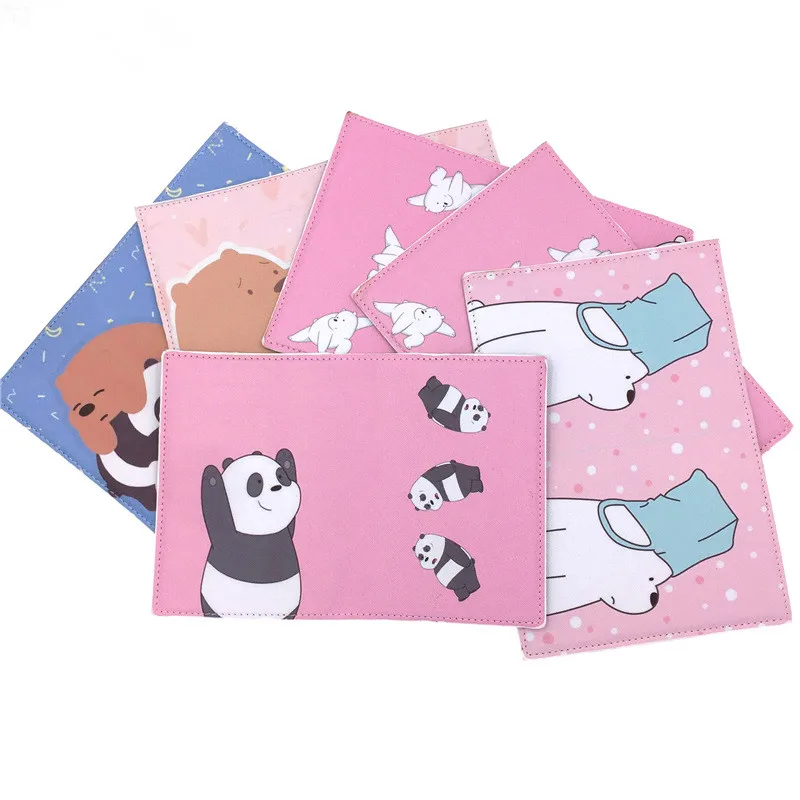 

Japan South Korea cartoon small fresh five-pointed star folder bags protective cover waterproof bag passport holder