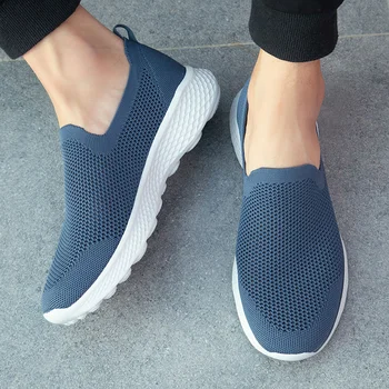 

Men Casual Shoes Summer Walking Shoes Men Fashion Sneakers Middle-aged and elderly Flat Shoes Men Vulcanize Shoes Big Size 45 46