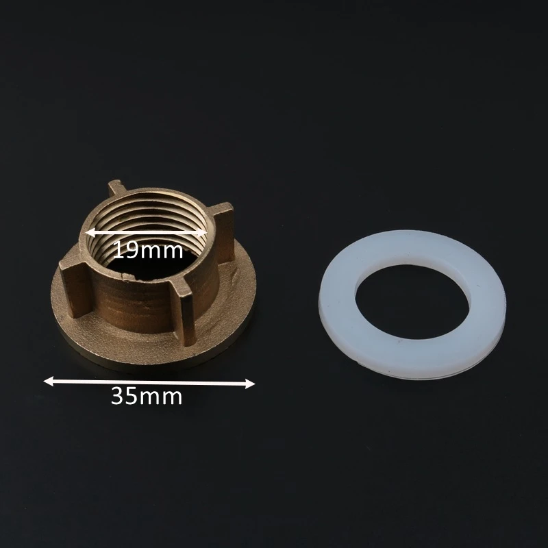 Plastic 1/2 3/4" 1 Inch Thread Nuts For Garden Irrigation Connector Aquarium Fish Tank Fittings 1pc