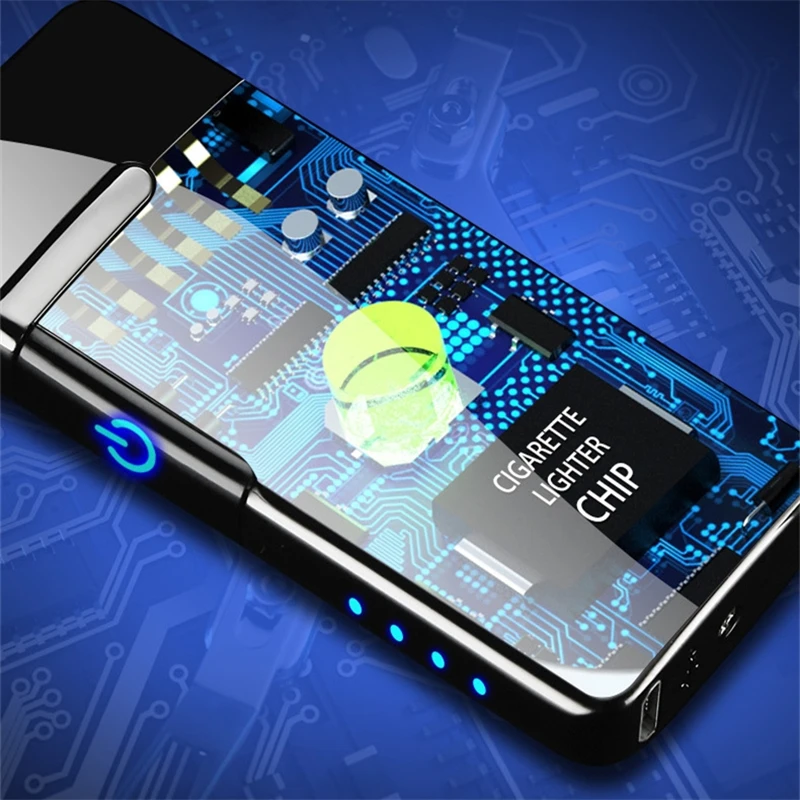 Новинка, закручивающиеся дуговые зажигалки для сигарет, USB электрическая плазменная зажигалка, катушка Тесла, ветрозащитная Электронная зажигалка, гаджеты для мужчин