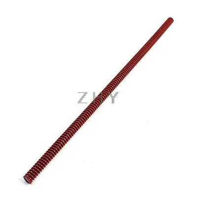 

0.39"x0.22"x11.8" Red Chromium Alloy Flat Coil Compression Spring for Mould