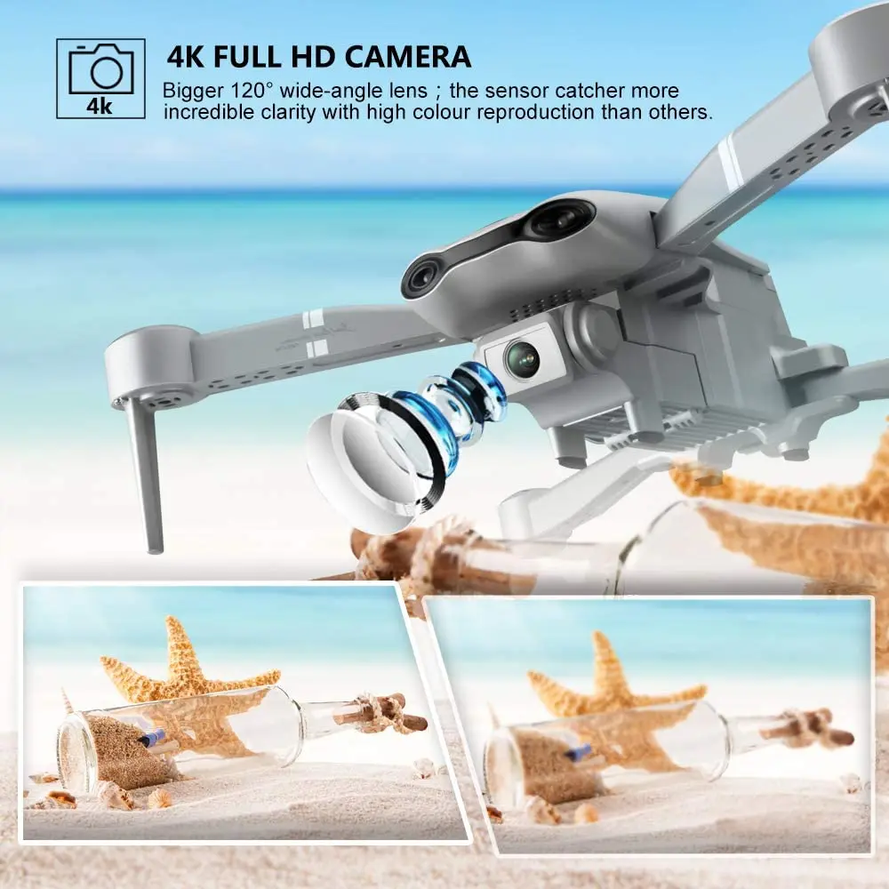 2020 new GPS drone 4K 5G WiFi real-time video FPV quad-rotor flight 25 minutes rc distance 500m drone HD wide-angle dual camera 2020 new GPS drone 4K 5G WiFi real-time video FPV quad-rotor flight 25 minutes rc distance 500m drone HD wide-angle dual camera