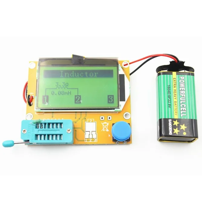 Transistor Tester Digital V2.68 ESR-T4 Diode Triode Capacitance MOS/PNP/NPN LCR LCD Screen Tester afbeelding