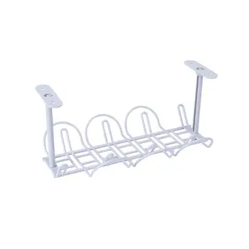 

Socket Storage Rack Plug Wire Organizer Holder Table Bottom Power Cable Shelf