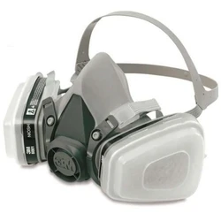 Ensemble de pièces demi visage respirateur réutilisable 6200, Protection respiratoire à la vapeur organique, taille moyenne pour polissage et soudage 