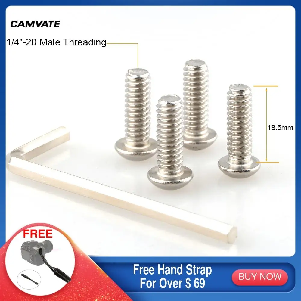 Стандартный адаптер с шестигранной головкой CAMVATE резьбой 1/4-20 для