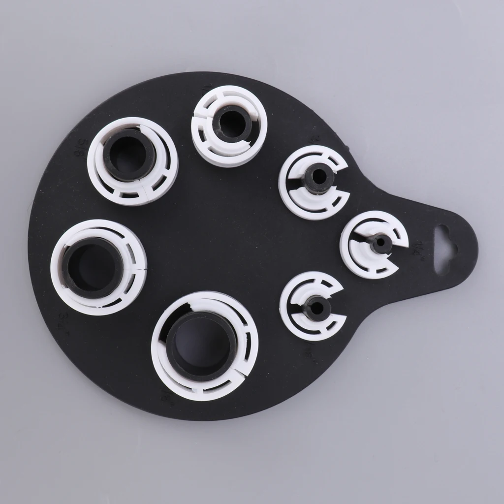 7Pcs Car Air Conditioning Fuel Lines Quick Disconnect Repair Tools Set 6-22mm - Black