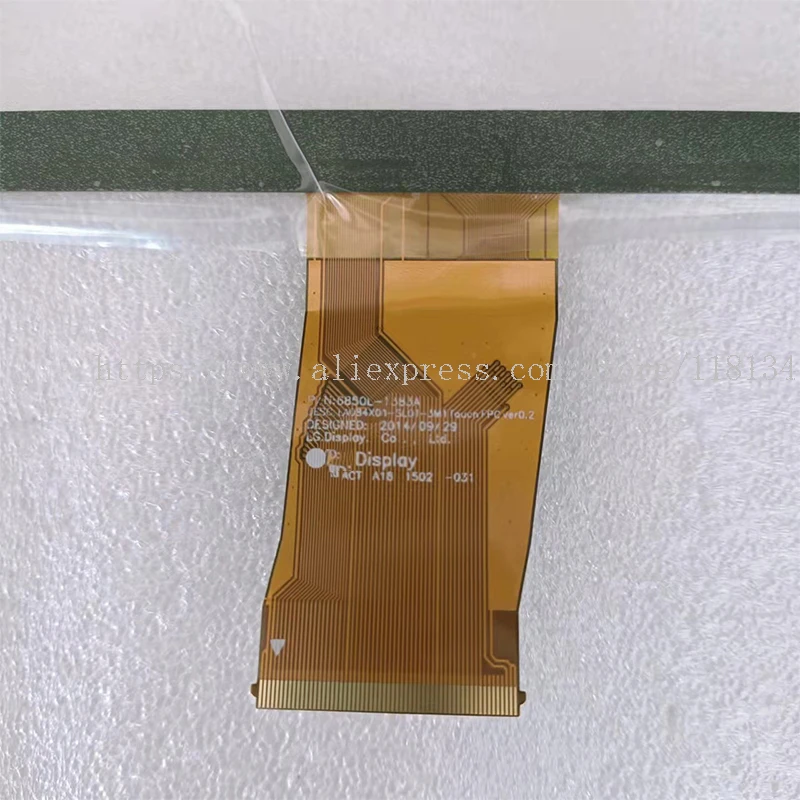 Polegada de Vidro Capacitância Painel da Tela de Toque Digitador Lente para La084x01 Sl01 Lcd Novo p n: 6850l1383a 8.4 - Imagem 4