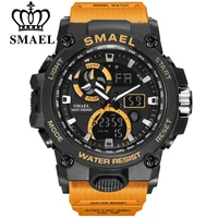 SMAEL Brand Sport Watch Men Military Army S Shock 50m Waterproof Wristwatches 8011 Fashion Mens Sports Watches Relogio Masculino