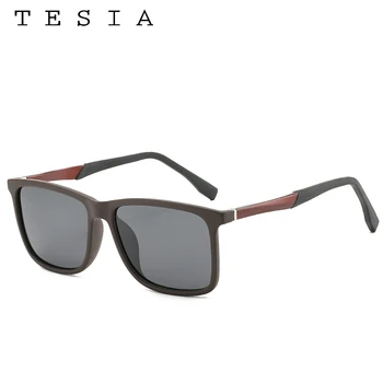 

TR90 Ultra-light Polarized Sunglasses Men Retro Driving Glasses Unisex Rectangle Sun Glasses For Driver Oculos De Sol Masculino