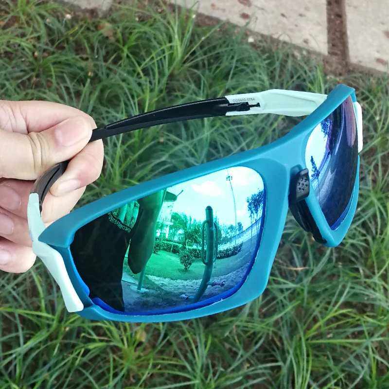 JACKETr мужские дизайнерские модные солнцезащитные очки для велоспорта спортивные поляризованные линзы 9402 брендовые уличные Glasse TR90 с коробкой Gafas De Sol - Цвет: FJ-FenTi-lulan