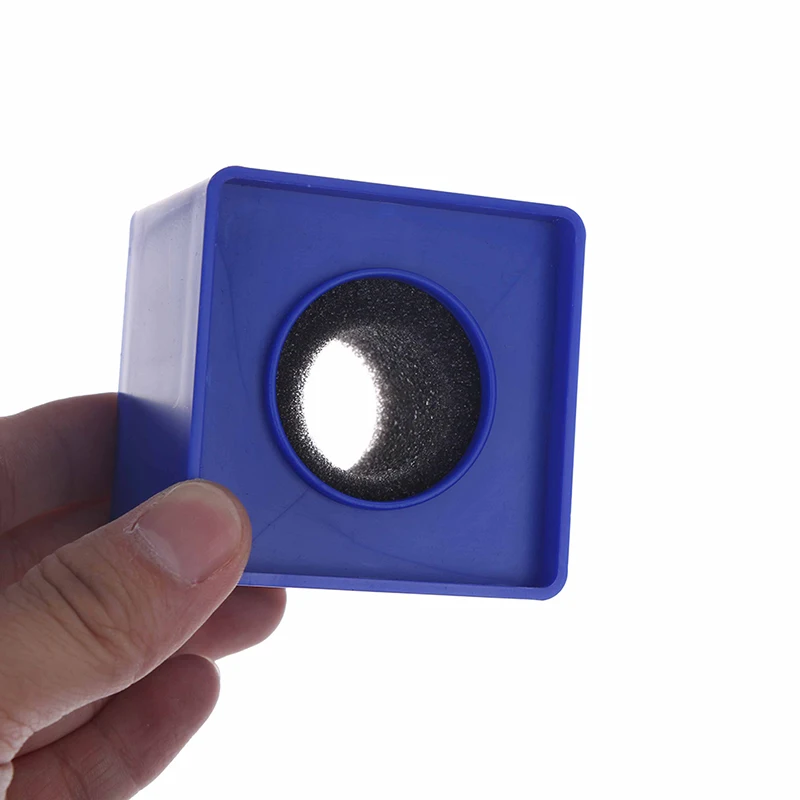 1pc ABS Square Shaped Interview KTV Mic Microphone Logo Flag Station