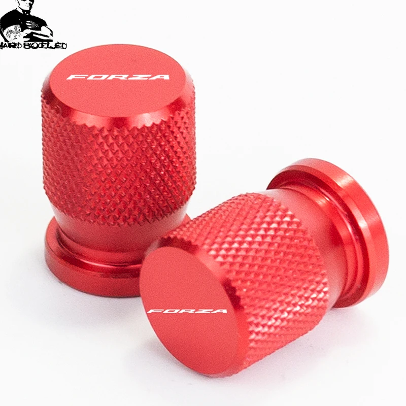 Аксессуары для мотоциклов вентиль шины колеса крышки CNC герметичный чехол для Honda forza 300 125 Forza300 Forza125 - Цвет: Красный
